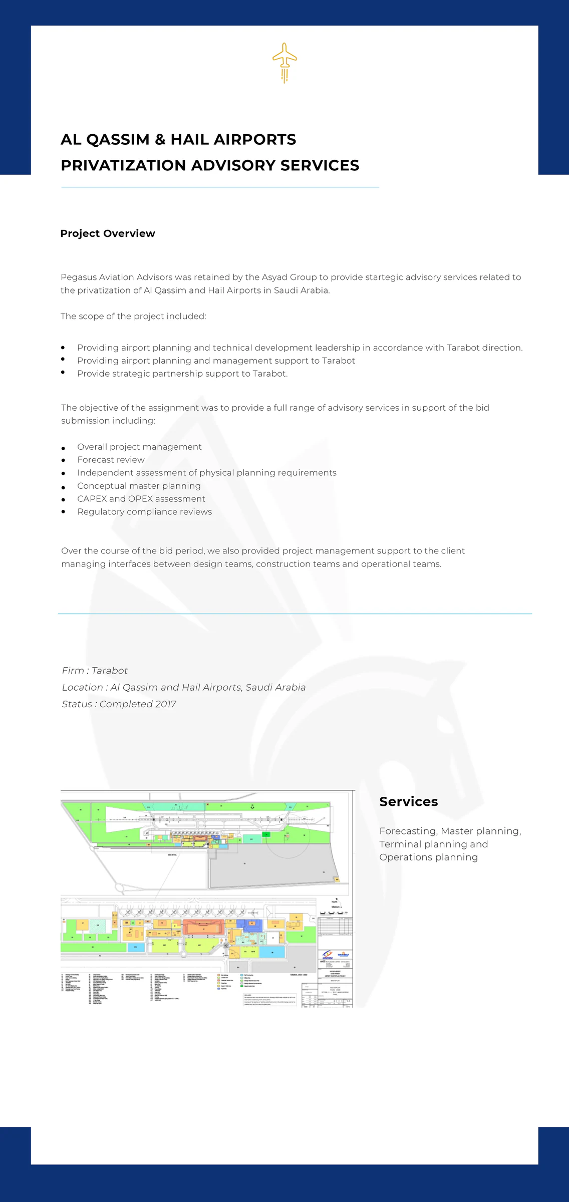 Al Qassim and Hail Airports Privatization Advisory Services