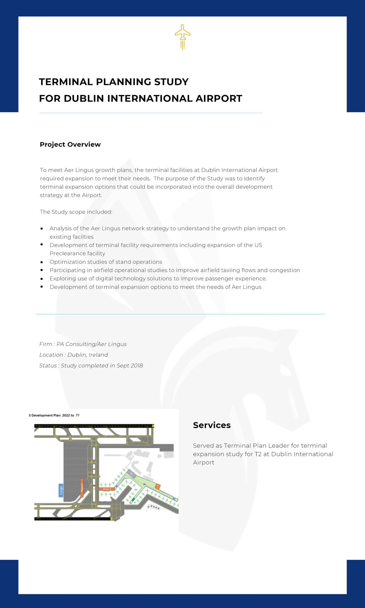 Master Plan Dublin International Airport