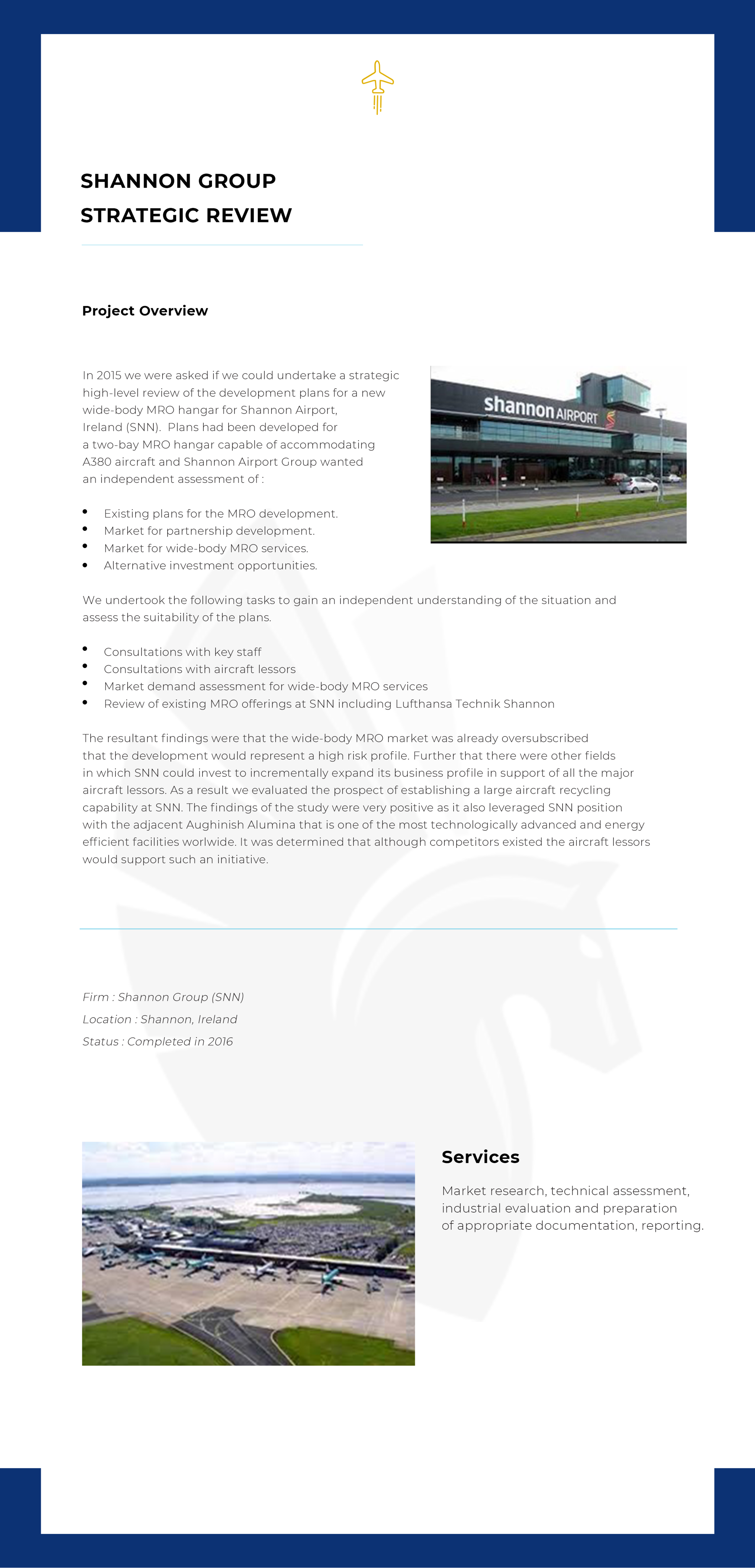 Shannon Group Strategic Review